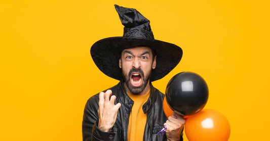 An angry Halloween wizard screams in frustration... because he didn't read this blog post and chose the WRONG 3PL to partner with